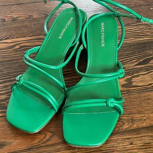 Electric Green Marc Fisher Heels